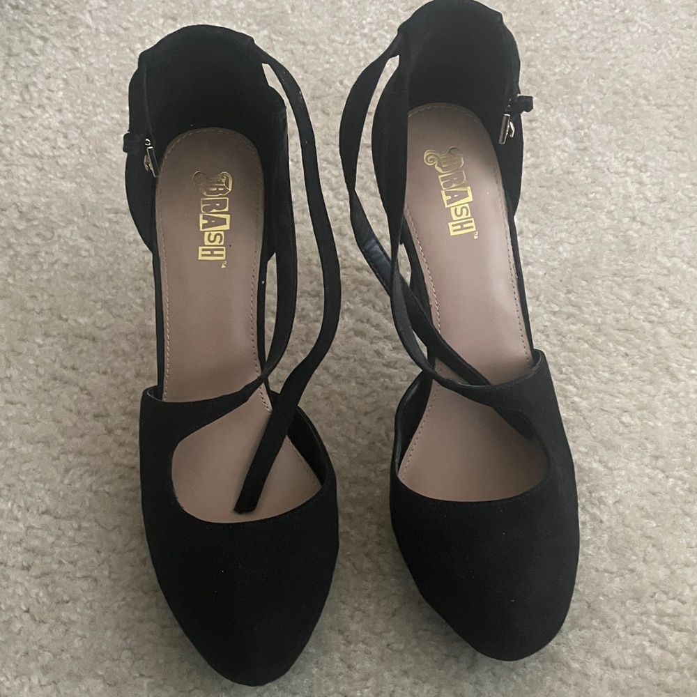 Brash Elegant Black Heels for Women